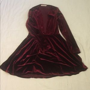 Genuine People Silk Red Robe